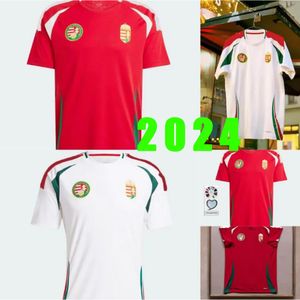 2024 Hongarije Voetbalshirts nationaal team maillots de football 90 92 SZOBOSZLAI T-shirt SZALLAI SZALAI FERENCZI GAZDAG VINICIUS ORBAN PRISKIN Jersey de futbol