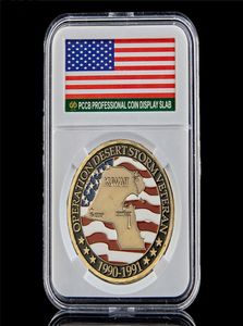 19901991 US Marine Corps Craft Operation Desert Storm Veteran Historical Military Token Challenge Coin Decoration Collection W1994649