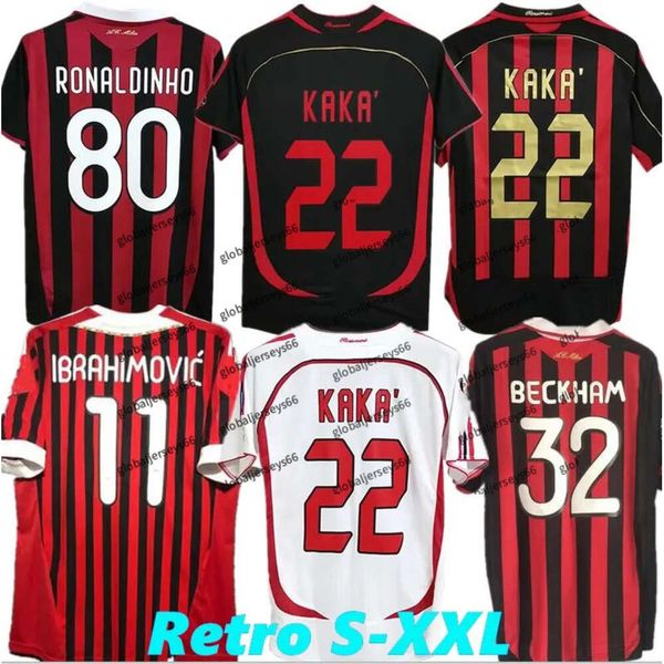 1991 1992 Retro Classic Inzaghi camisetas de fútbol 98 99 00 01 02 03 04 05 06 07 09 10 PIRLO KAKA MALDINI BAGGIO 93 94 95 96 97 Shevchenko WEAH AC RONALDINHO _Jersey