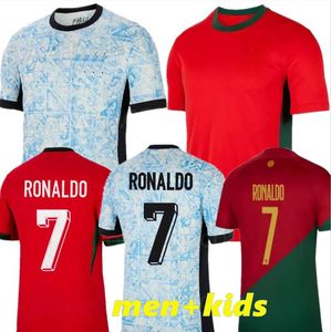 2024 Eurocopa Camisetas de fútbolAl Nassr FC Ronaldo camisetas de fútbol Al-Nassr 24/25 portugués J. DANILO Bruno FERNANDES DIOGO Portuguesa FANS versión jugador hombres niños kit