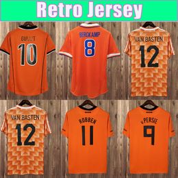 1992 2010 Pays-Bas Soccer Jerseys Retro Mens National Team GULLIT VAN BASTEN BERGKAMP V. PERSIE SNEIJDER ROBBEN Home Away 3ème maillots de football
