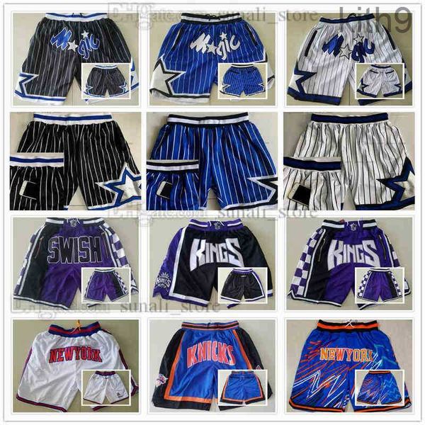 1992-93 Short de basket-ball Penny Hardaway 1994-95 1998-99 Webber Fox Stojakovic Jason Williams Hommes Pantalon Just Don Poche zippée 1996-97 la GTX5 4MH7