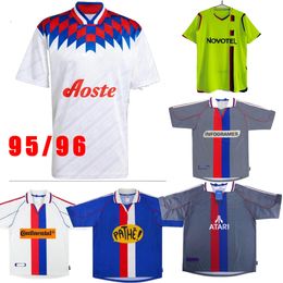 1992 Maillot de foot voetbalshirt Lyonnais ROONEY RONALDO JEFFINHO OL AOUAR TAGLIAFICO Fans Speler voetbalshirts 95 96 TRAORE SARR man lyon kits