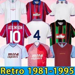 1993 1995 Ehiogu McGrath Retro Soccer Jerseys 1980 81 82 93 94 95 Aston Houghton Richardson Saunders Yorke Atkinson Townsend Barre208y