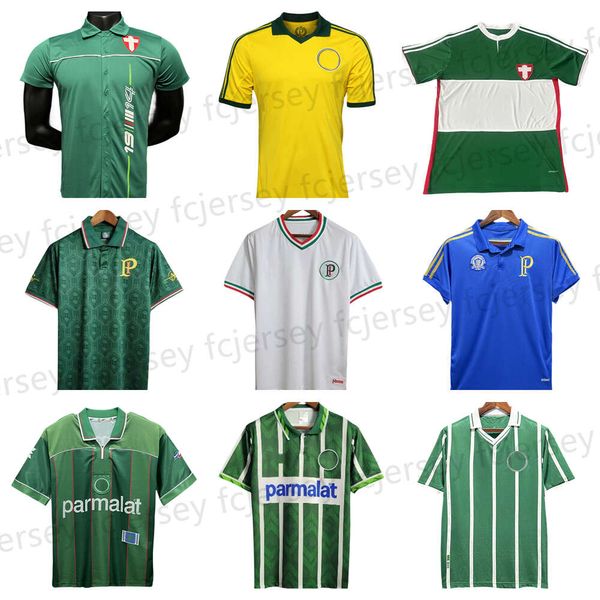 1993 96 99 Retro Palmeira R. CARLOS Camisetas de fútbol 22 23 2014 15 EDMUNDO ZINHO RIVALDO EVAIR Camisetas de fútbol verdes Uniformes para hombre SEP maillot de foot kits camiseta futbol