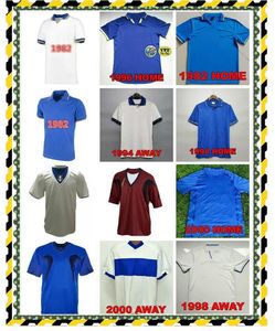 1994 1982 2000 Mundial Retro Italia Fútbol Jersey Maldini Baggio Donadoni Schillaci Totti del Piero 2006 Pirlo Inzaghi Buffon Football Shir