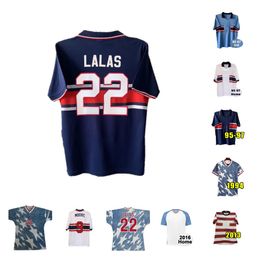 1994 1995 US LALAS RETRO SOCCER JERSEYS Uniteds HARKES RAMOS États WEGERLE BALBOA Reyna JONES 94 95 16 Ame SORBER PEREZ BALBOA STEWART WEGERLE MOORE maillots de football X