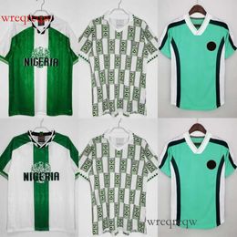 1994 1996 1998 Retro Nigeria Home Away Okocha Soccer Jerseys Nigerian Football Shirt Amokachi Kanu Babayaro Finidi Classi