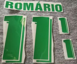 1994 1998 Brésil rétro Home Impression verte nomme de nom Ronaldo Romario Bebeto Soccer Player039 Strike Autocollant Brasil impressionné F5329426