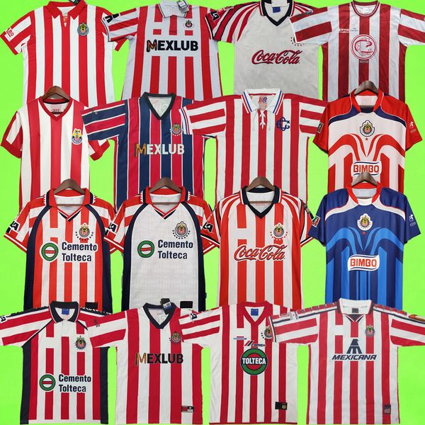 1994 2006 Chivas Guadalajara Camiseta de fútbol retro R. RAMIREZ B. GALINDO R. MORALES O. BRAVO Camiseta de fútbol local visitante