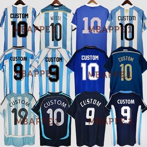 1994 Argentinië Retro voetbalshirts MARADONA 1978 1986 1998 2006 Vintage voetbalshirt Batistuta SIMEONE Riquelme AIMAR Top Thaise kwaliteit voetbaltenue