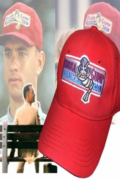 1994 Bubba Gump Shrimp Co Baseball Gat de béisbol Forrest Gump Cosplay Borded Snapback Cap Menetas Cap3595612