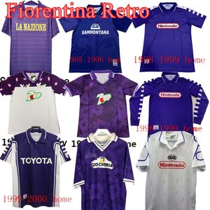 1995 1996 Retro classic Fiorentina voetbalshirts Sweatshirt 1989 90 91 92 93 97 98 99 BATISTUTA R.BAGGIO DUNGA Retro Fiorentina voetbalshirt chandal futbol