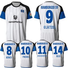 2023 2024 maillots de football Hamburger SV 23 24 Glatzel Reis Vuskovic Benes domicile loin maillots de football Pherai