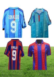 199697 Barcelona AWAY retro voetbalshirt 96 97 FIGO RONALDINHO RONALDO 1996 1997 RIVALDO GUARDIOLA Iniesta Jaar Barcelona footba8007148