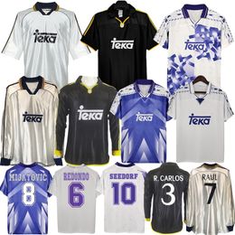 1997 1998 1999 2000 2001 Raul Redondo maillots de football rétro Roberto Carlos Hierro Seedorf GUTI SUKER ReAl MadridS maillot de football classique vintage