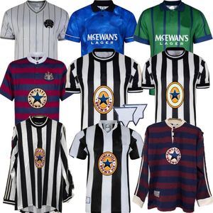 1997 1998 New Castle Shearer rétro Soccer Jerseys 1999 2000 2001 Home Away 97 98 04 06 Asprilla Barnes Pearce Batty United Rush Vintage 197Z