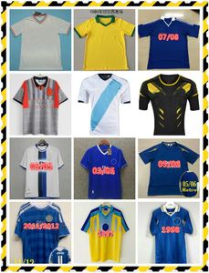 1997 1999 Jersey de football rétro de zola Viallli 1998 Leboeuf di Matteo Hughes Desailly Gullit Vintage Vintage Football Shirt