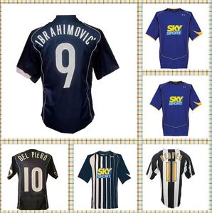 1997 98 Retro Version Soccer Jersey Star Del Piero 10 # INZAGHI 9 # ZIDANE 21 DAVIDS 02 03 97 98 Retro voetbalshirt thuis weg 2002