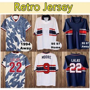 1997 United States Mens Retro Soccer Jerseys Lalas Sorber Perez Balboa Stewart Wegerle Moore 1994 1995 1997 Home Away Football Shirts voetbalshirts Sweatshirt top