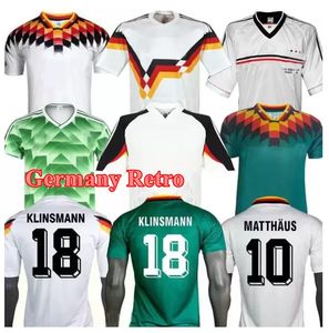 1998 1988 Duitsland Retro Littbarski Ballack voetbaltruien Sweatshirt Klinsmann Matthias Home Shirt Kalkbrenner Jersey 1996 2004 1990 1992 1994