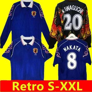 1998 2000 Japon Retro National Nakata Soccer Jerseys SOMA AKITA OKANO KAWAGUCHI Maillot de football à domicile KAZU HATTORI Gardien de but Manches longues Uniformes888