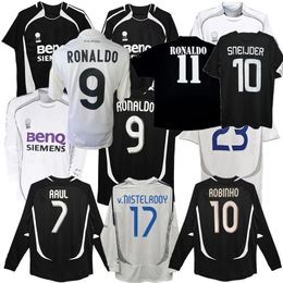 1998 99 2000 01 02 03 04 05 06 07 08 09 2010 Ronaldo Raul retro voetbalshirts vintage R.CARLOS Guti ALONSO MIJATOVIC SERGIO RAMOS Real Madrids klassiek voetbalshirt