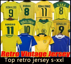 1998 Braziliaanse voetbalshirts 2002 retro shirts Carlos Romario Ronaldo Ronaldinho 2004 camisa de futebol 1994 Brazilië 1991 1993 RIVALDO ADRIANO 1988 2002 1986 2021