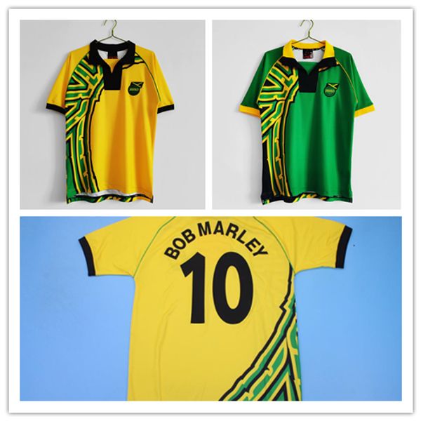 1998 Jamaïque Jersey polices maison jaune GARDNER WHITMORE Maillot de football rétro ARLE DODY chemise de football Chemises pour hommes Uniforme de l'équipe de football