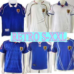 1998 Retro versie Japan Voetbalshirts Thuis #8 NAKATA #11 KAZU #10 NANAMI #9 NAKAYAMA 95 98 99 Voetbalshirt Uniformen FSG
