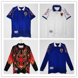 1998 Retro Version Japan Soccer Jerseys Home Away Away # 8 Nakata # 11 Kazu # 10 Nanami # 9 Nakayama 06 98 99 GOIT GEAUT