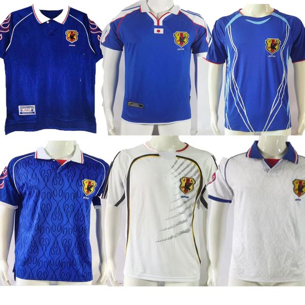 1998 Versión retro Japón camisetas de fútbol Inicio # 8 NAKATA # 11 KAZU # 10 NANAMI # 9 NAKAYAMA 98 99 portero Camiseta de fútbol Uniformes