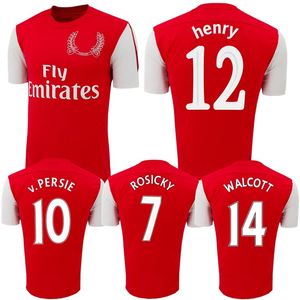 2011 2012 maillot de football rétro van Persie Henry Arshavin 11 12 ARSen Ramsey Rosicky Walcott maillot de football classique vintage