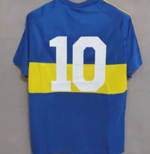 1999 2000 maillots de football rétro boca juniors maradona roman riquelme maillots de football de Palerme uniforme vintage camisa maillot de pied maillot 1981