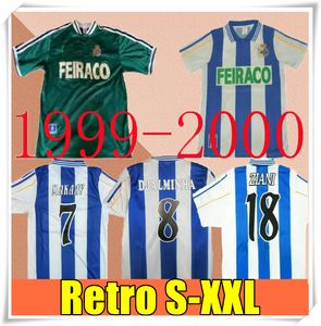 1999 2000 Deportivo de la Coruna Retro Soccer Jersey 99 00 Deportivo La Coruna Valeron Makaay Bebeto Bitinho Classic Vintage Football Shirt Away Green