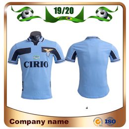 1999 2000 Lazio Retro Version Soccer Jersey 99 20 Lazio Home Salas Mihajlovic Veron Stankovic Mancini Nesta Nedved Football Shirt UniFo 237U