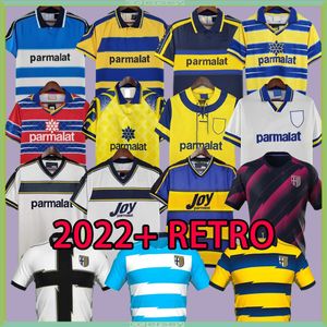 1999 2000 Parma Calcio Retro Soccer Jersey Classic 1998 93 94 95 97 98 99 00 BAGGIO CRESPO CANNAVARO Maillot de football vintage STOICHKOV THURAM 01 02 03