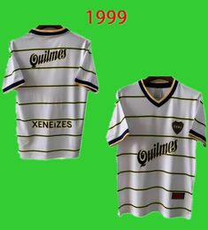 1999 Boca Juniors Rétro Commémorer Maillots De Football 99 Maillots De Football Vintage À Domicile Classique Antique Camiseta De Futbol # 9