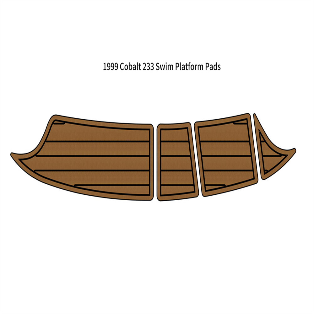 1999 Cobalt 233 Platforma pływacka Pad kokpitu łódź eva pianka faux teak mata podłogowa