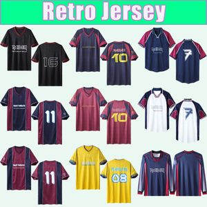 1999 New 2001 Lron Maiden Retro Mens Soccer Jerseys 1998 Mangas largas Home Away Football Shirt Uniformes