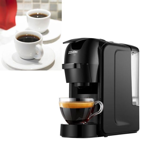 Máquina de café expreso 19BAR, olla doméstica pequeña comercial portátil, semiautomática, 1450W, 220V