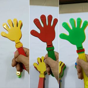 19 cm 23 cm 28 cm Color Mano Clapper Suministros para eventos NoiseMakers Deportes Concierto Fiesta Animando Accesorios 10pcslot 240118