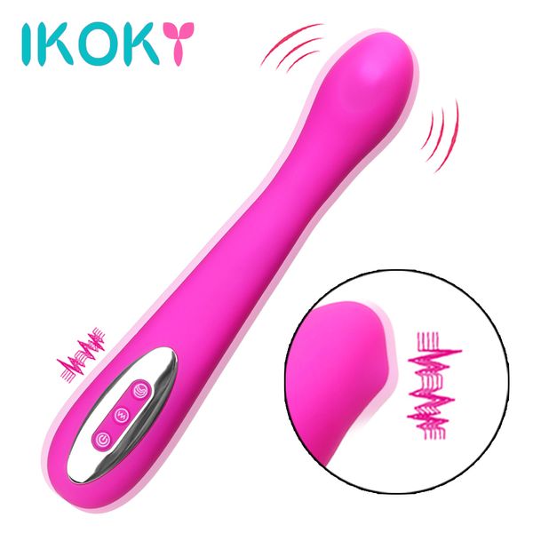 Vibrador de barra de 19cm para mujeres, estimulador de clítoris, consolador Anal de punto G Vaginal, juguete sexy, masturbador femenino para adultos, máquina erótica