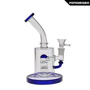 SAML 19 cm Tall Glass Bong Hookahs Diffusion Oil Rigs Goede functie Roken Water Pijp Moint Maat 14.4mm PG5109