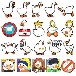 19Colors Animaux drôles Charmes anime en gros Memories d'enfance Game Give drôle Cartoon Charmes Accessoires de chaussures PVC Décoration Boucle Soft Rubber Clog Charmes