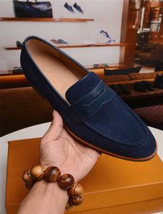 19fw luxe mannen schoenen echt leer zwart bruine krokodillen patroon geprinte slip-on heren jurk schoenen mode mannen formele oxford schoenen yecq5