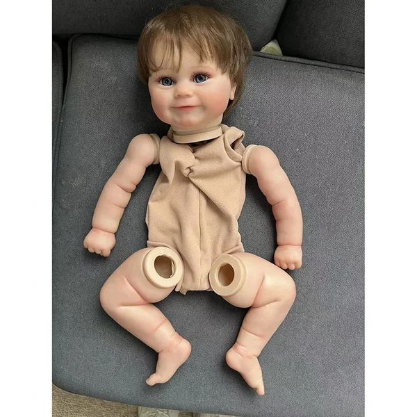Kits de poupée Reborn de 19 pouces, Sweet Baby Maddie, pièces vierges non assemblées, avec corps et yeux, Kit pour bébé identique à la pos 240223