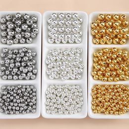 19 mm acryl kralen voor armbanden ketting oorbel sieraden maken benodigdheden rond goud zilver kleur losse kralen kit voor volwassenen kinderen doe-het-zelf ambachten groothandel