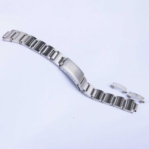 19mm Vintage 316L Hollow Combed End Watch Band Band Armband voor Seiko Horloge 6139-6002 6000 6001 6005 6032 Chrono H0915