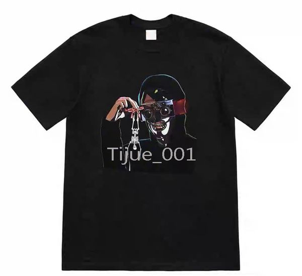 19SS Creeper Tee Frankenstein Limited Box Summer High End Designer Street T-shirts Nueva moda transpirable Casual Hombres Mujeres Jóvenes Sólido Simple Manga corta TJAMTX127